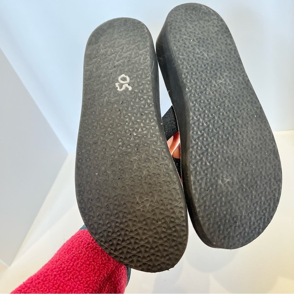 Teva Black Platform Flip Flop Y2K Sandals - Picture 4 of 4